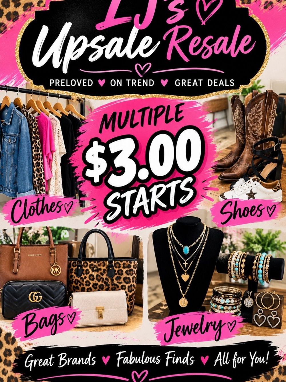Assorted Resale Accessories — Multiple Items Starting at $3